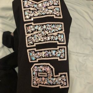 Victoria Secret Pink Bedazzled Leggings